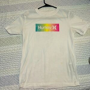 hurley unisex white tee